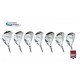 AGXGOLF Men's Magnum XS Series #3, 4, 5, 6, 7, 8 & 9 Hybrid Irons Set, Graphite w/Matching Head Covers; Left or Right Hand:  USA Built